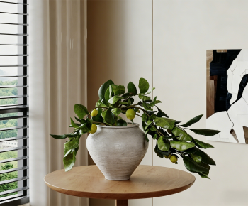Modern Potted Green Plant-ID:270327092