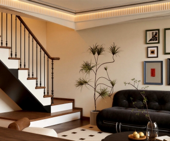 French Style A Living Room-ID:592256073