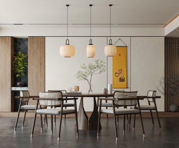 New Chinese Style Dining Room-ID:338049899