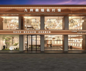 New Chinese Style Facade Element-ID:516845948