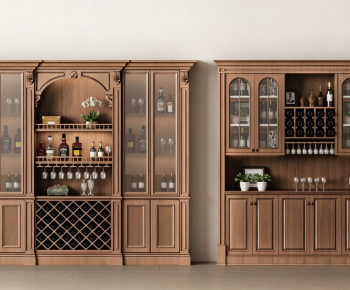 American Style Wine Cabinet-ID:394073013