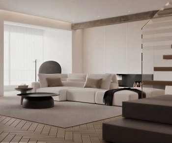 Modern A Living Room-ID:852303987
