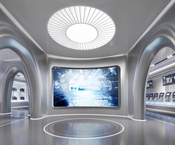 Modern Exhibition Hall-ID:364922054