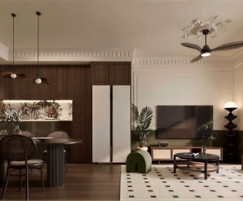 French Style A Living Room-ID:543298017
