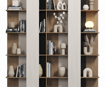 Wabi-sabi Style Bookcase-ID:784308912