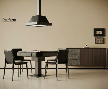 Modern Mahjong Tables And Chairs-ID:794801951
