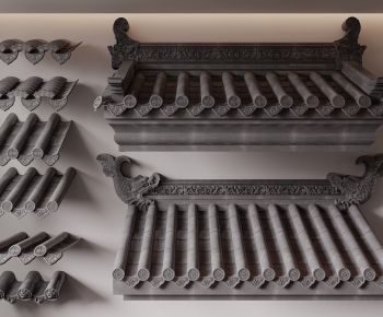 New Chinese Style Building Component-ID:536875964