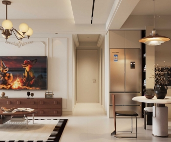 French Style A Living Room-ID:543500905