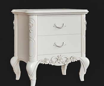 French Style Bedside Cupboard-ID:689934023