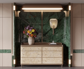 Modern Entrance Cabinet-ID:378554112