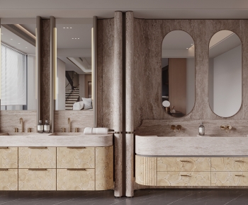 Modern Bathroom Cabinet-ID:971545937