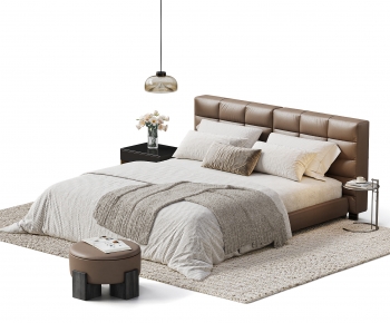 Modern Double Bed-ID:452891111