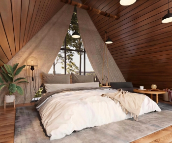 Nordic Style Attic-ID:486589917