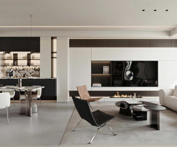 Modern A Living Room-ID:232119671