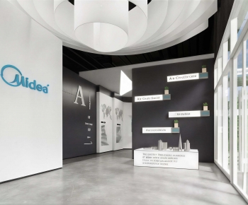 Modern Office Exhibition Hall-ID:408610114