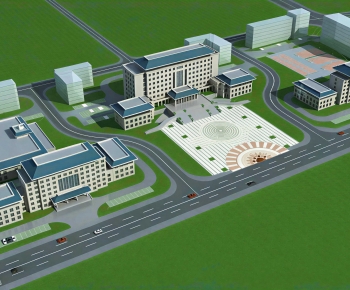 New Chinese Style Architectural Bird's-eye View Planning-ID:472003944