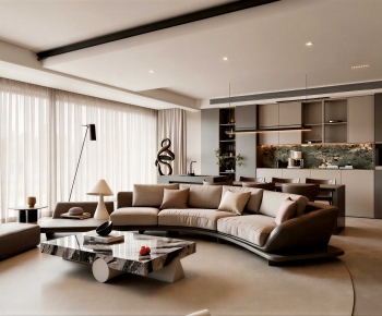 Modern A Living Room-ID:765774013