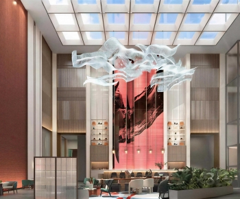 New Chinese Style Lobby Hall-ID:891048912