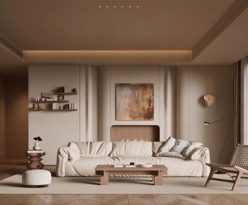 Wabi-sabi Style A Living Room-ID:384490519
