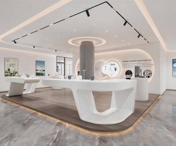 Modern Exhibition Hall-ID:553488026