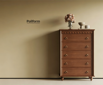 French Style Retro Style Chest Of Drawers-ID:215336086