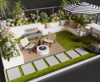 Modern Courtyard/landscape-ID:529784928