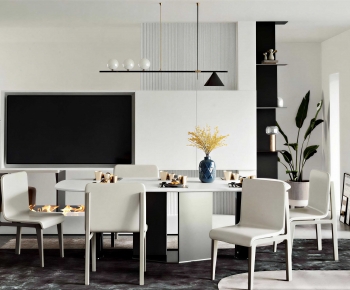 Wabi-sabi Style Dining Room-ID:885202883