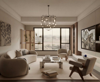 Modern A Living Room-ID:633655076