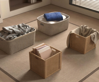 Wabi-sabi Style Storage Basket-ID:799649002