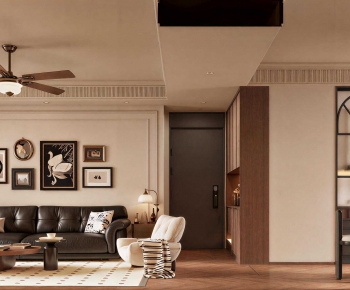 French Style A Living Room-ID:584728964