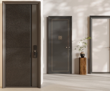 New Chinese Style Single Door-ID:766035085