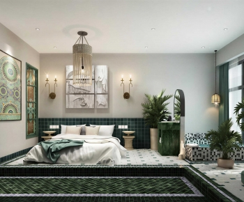 Southeast Asian Style Bedroom-ID:794967898