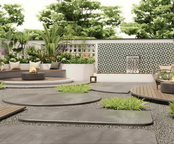 Modern Courtyard/landscape-ID:128335959
