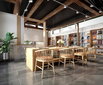 New Chinese Style Bookstore Book Bar-ID:962014918