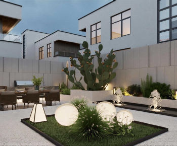 Modern Courtyard/landscape-ID:105569436
