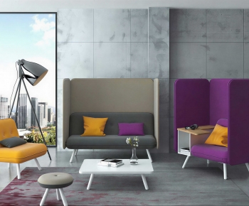 Industrial Style Office Living Room-ID:229842907