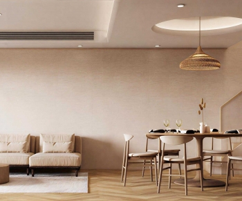 Wabi-sabi Style A Living Room-ID:438361884