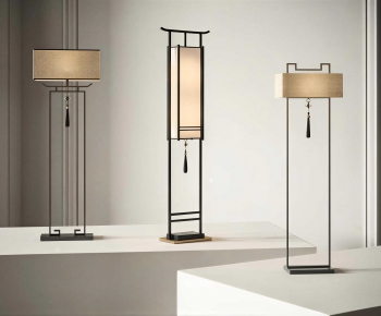 New Chinese Style Floor Lamp-ID:529488093