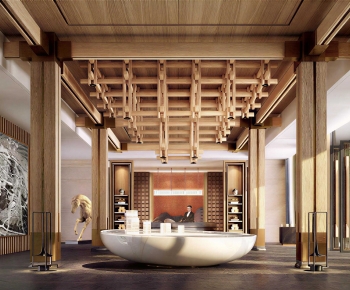 New Chinese Style Reception Hall-ID:580351115