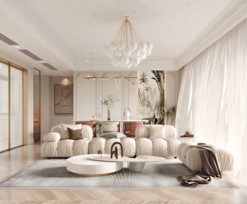 French Style A Living Room-ID:690416105