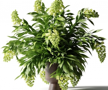 Modern Potted Green Plant-ID:869541882