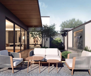 Modern Courtyard/landscape-ID:711765052