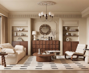 French Style A Living Room-ID:407934907