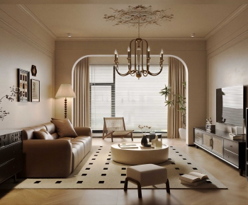 French Style A Living Room-ID:721106056