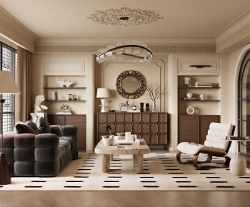 French Style A Living Room-ID:284198052