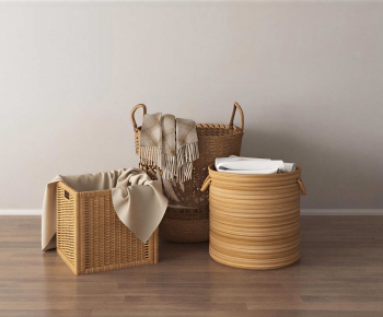 Wabi-sabi Style Storage Basket-ID:640769008