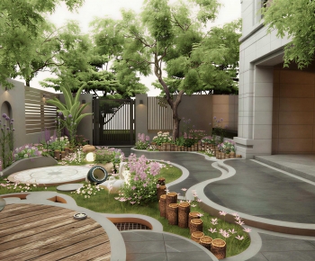 Modern Courtyard/landscape-ID:694725998