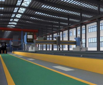 Modern Factory Floor/warehouse-ID:172422897