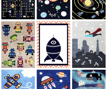 Modern Children's Carpet-ID:582736026