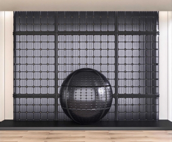 Industrial Style TV Wall-ID:729980953